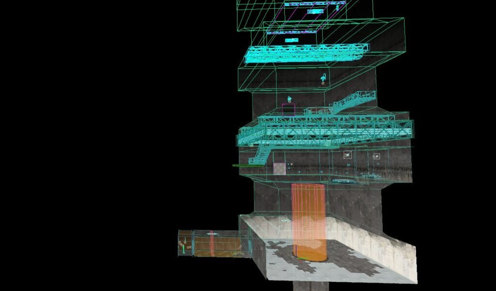 An in-editor preview of Double Trouble that would've led into Escher's Dream